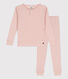 Pyjama uni en coton et lyocell enfant