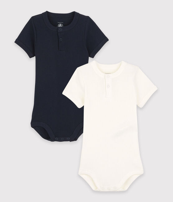 Lot de 2 bodies manches courtes bébé variante 1