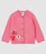 Cardigan bébé fille avec jacquard