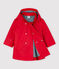 Trench en polyurethane bébé fille rouge TERKUIT