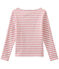 Marinière iconique pour femme blanc MARSHMALLOW/rose PETAL