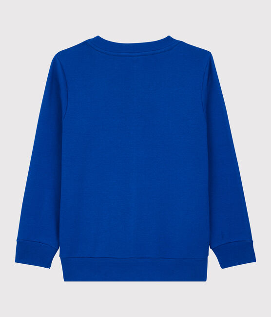 Sweatshirt en coton léger enfant garçon bleu SURF