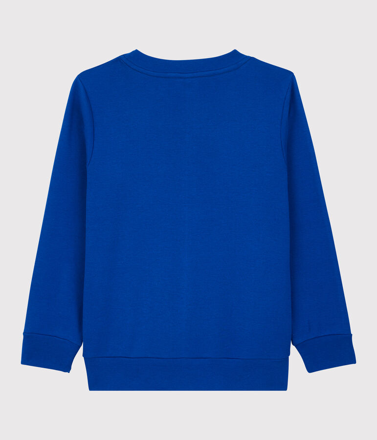 Sweatshirt en coton l&eacute;ger enfant gar&ccedil;on bleu SURF