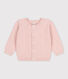 Cardigan bébé en tricot en coton