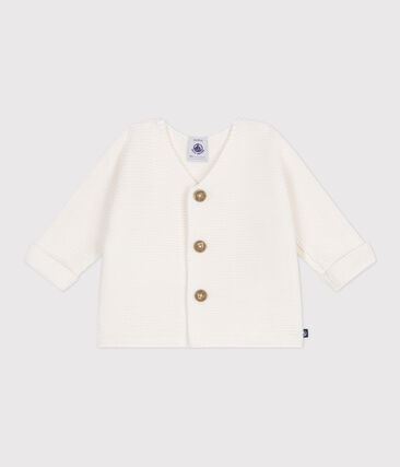 Petit Bateau - Cardigan bébé tricot point mousse en coton