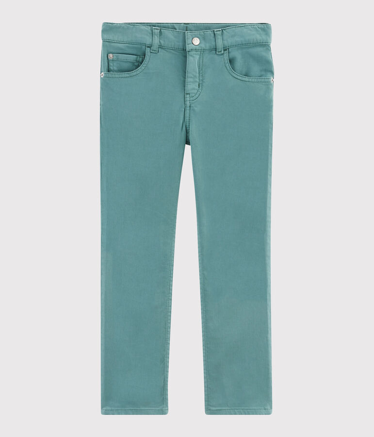 Pantalon enfant gar&ccedil;on vert