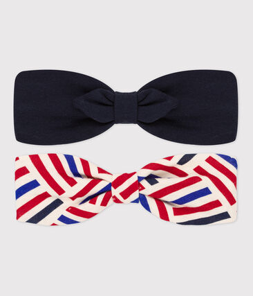 PETIT BATEAU - Lot de 2 bandeaux imprimé bébé