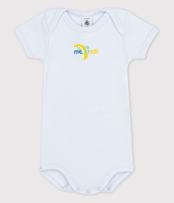 Body manches courtes bébé bleu FRAICHEUR