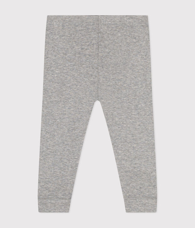 Legging en coton b&eacute;b&eacute; gris