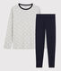 Pyjama imprimé étoiles garçon en coton