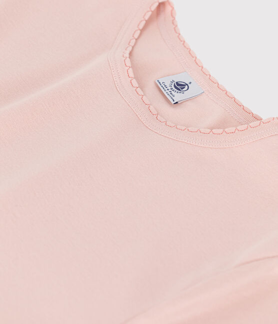 Tee-shirt L'ICONIQUE  cocotte en coton Femme rose SALINE