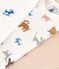 Lot de 3 bodies manches courtes chiens bébé en coton variante 1