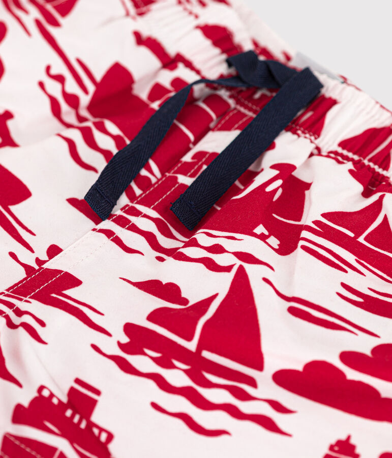 Short de bain b&eacute;b&eacute; en mati&egrave;re recycl&eacute;e rouge AVALANCHE/ ROUGE