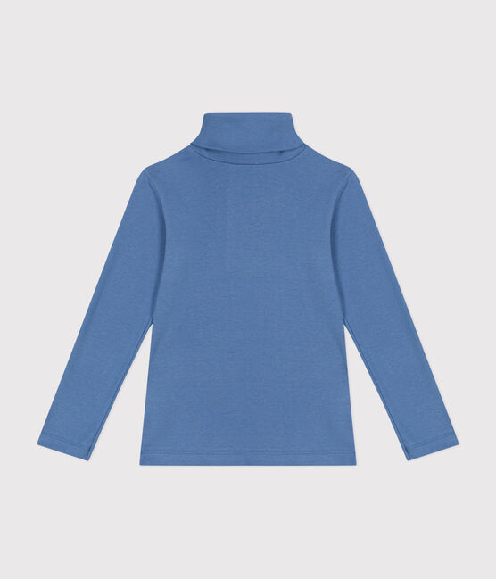 Sous-pull en coton enfant fille / garçon bleu BEACH