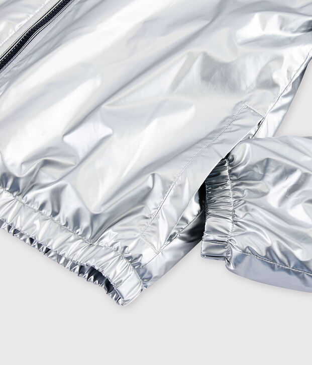 Coupe-vent chaud recycl&eacute; femme/homme gris