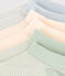 3 paires de chaussettes en coton milleraies enfant variante 2
