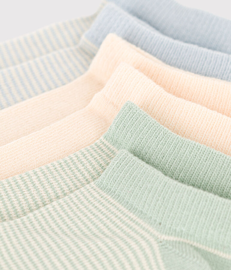 3 paires de chaussettes en coton milleraies enfant variante 2