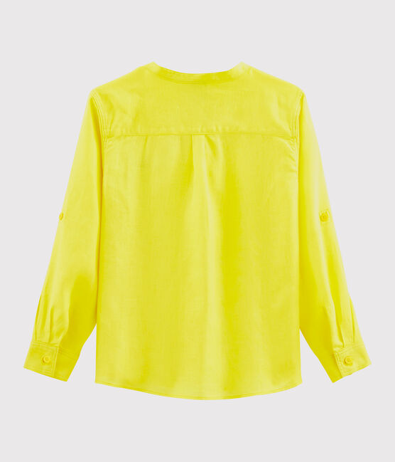 Chemise enfant garcon jaune EBLOUIS