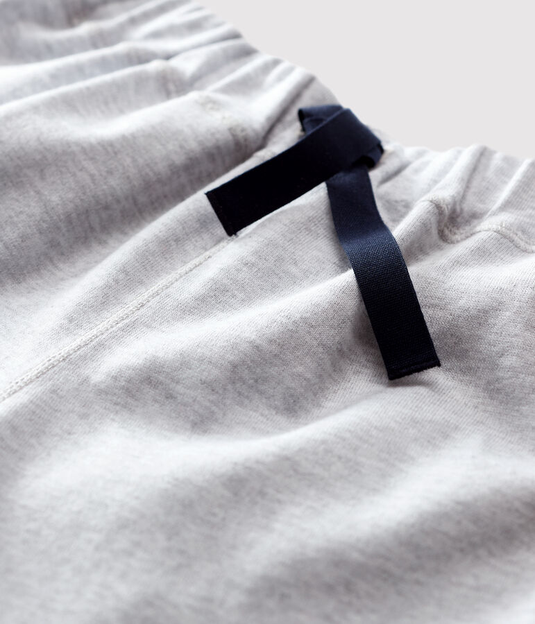 Bermuda en coton enfant gar&ccedil;on gris POUSSIERE CHINE