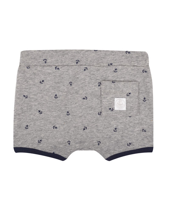 Short bébé garçon imprimé gris SUBWAY/bleu SMOKING