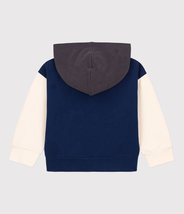 Sweatshirt &agrave; capuche enfant fille / gar&ccedil;on bleu/multicouleur