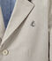 Veste garçon en toile rayée gris MINERAI/blanc LAIT