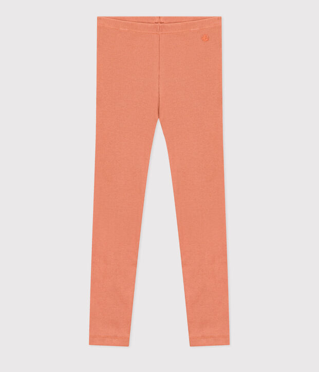 Legging en coton enfant fille rose