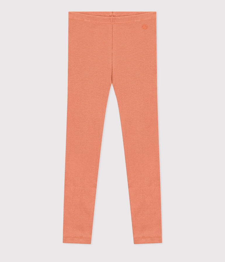 Legging en coton enfant fille rose SIENNA
