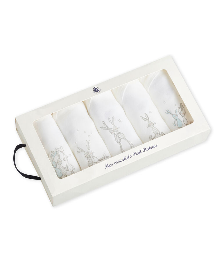 Lot de 5 bodies naissance manches longues b&eacute;b&eacute; mixte multicouleur