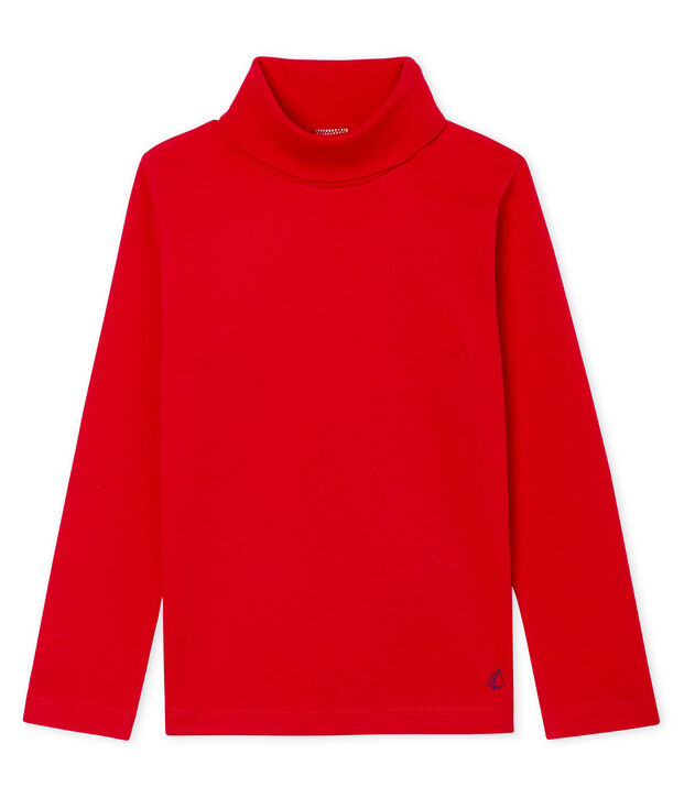 Sous-pull enfant mixte rouge