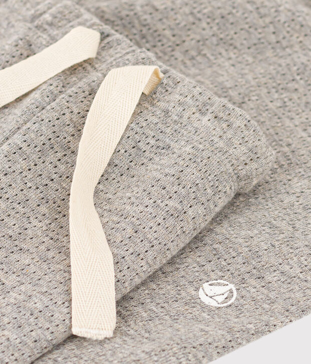 Pyjacourt en coton femme gris