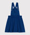 Robe salopette en serge enfant fille bleu INCOGNITO