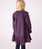 Robe enfant manches longues en flanelle à carreaux bleu SMOKING/blanc MULTICO