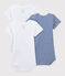 Lot de 3 bodies manches courtes Serge Bloch bébé variante 1