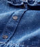 Robe en denim clair à pois bébé fille bleu DENIM CLAIR CN