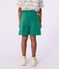 Bermuda short enfant en coton uni vert