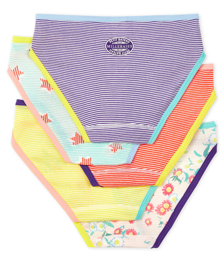 Semainier 5 culottes femme multicouleur