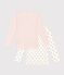 Lot de 2 tee shirts manches longues fleur en coton petite fille variante 1