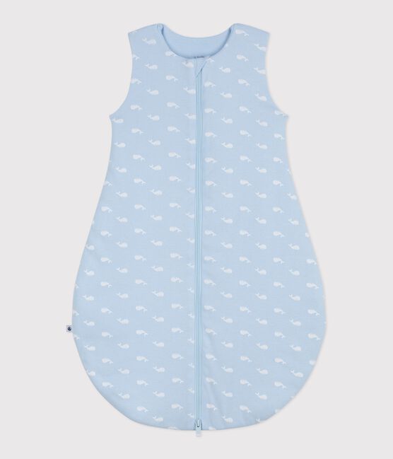 Gigoteuse bébé en coton imprimé baleine TOG 2.5 bleu TOUDOU/blanc MARSHMALLOW