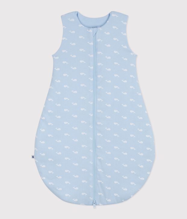 Gigoteuse b&eacute;b&eacute; en coton imprim&eacute; baleine TOG 2.5 bleu/blanc