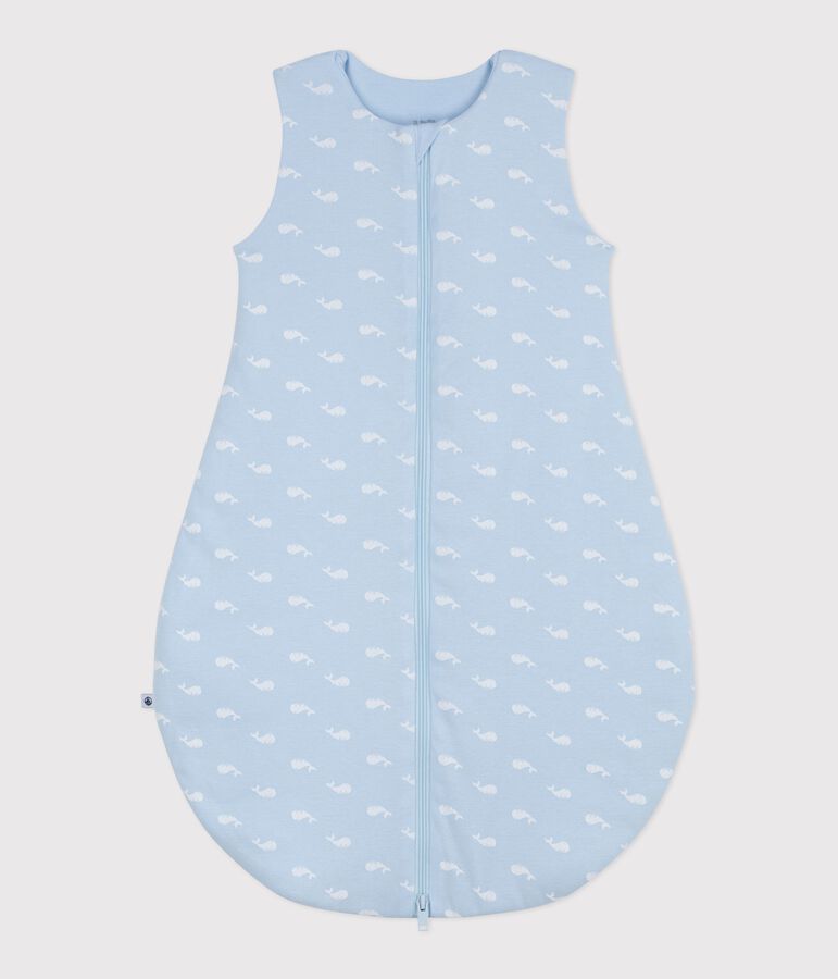 Gigoteuse b&eacute;b&eacute; en coton imprim&eacute; baleine TOG 2.5 bleu/blanc