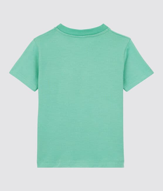 Tee-shirt manches courtes en jersey enfant garçon vert ALOEVERA