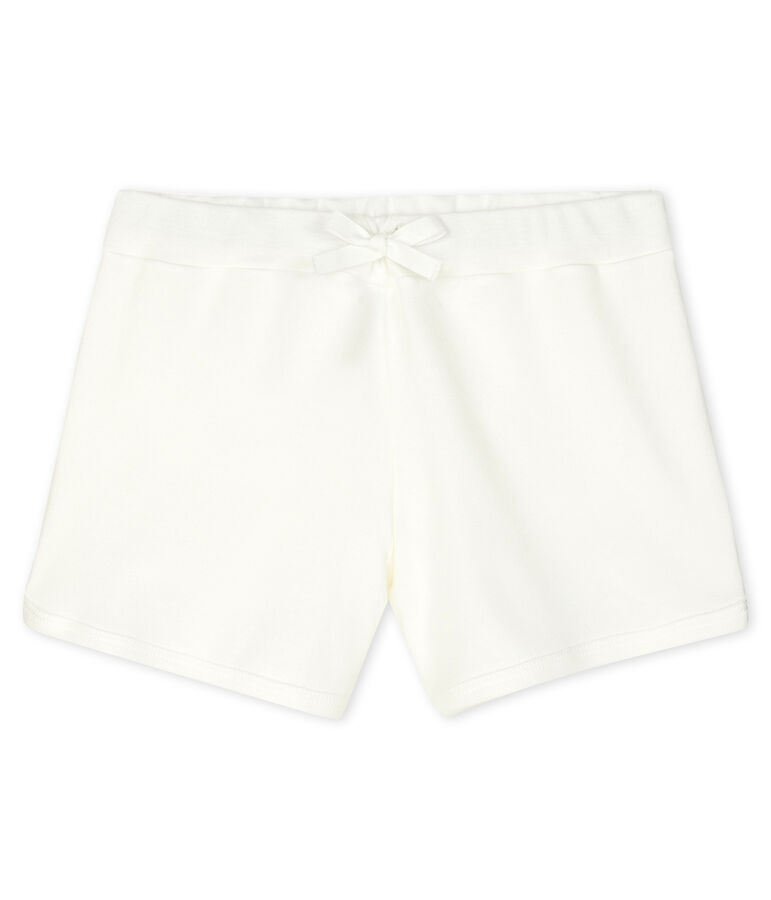 Short enfant fille blanc MARSHMALLOW