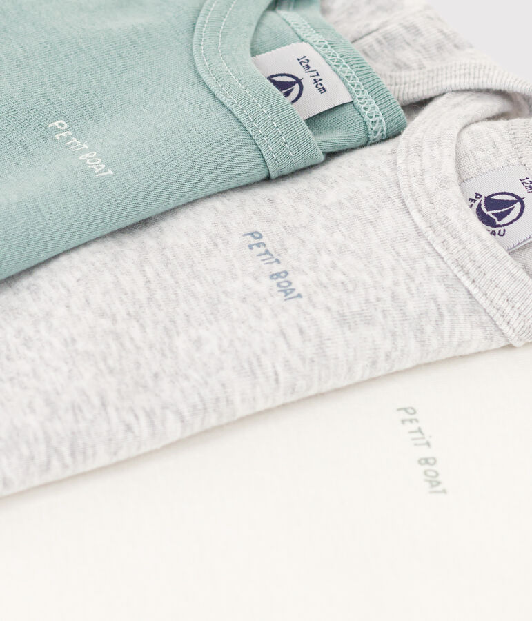 Lot de 3 bodies manches longues b&eacute;b&eacute; en coton variante 1