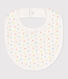 Bavoir naissance en coton imprimé