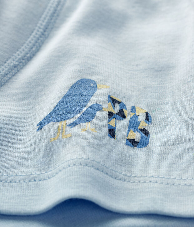 Boxer petit gar&ccedil;on bleu clair