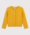 Cardigan en tubique enfant Fille jaune BOUDOR
