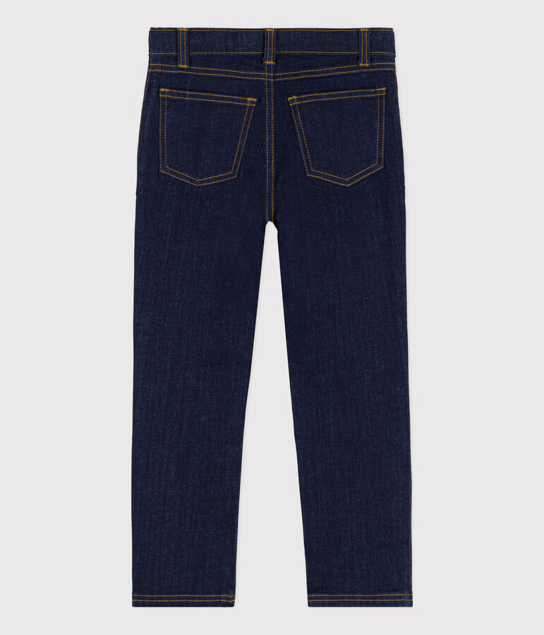 Pantalon slim en denim enfant fille bleu DENIM BRUT