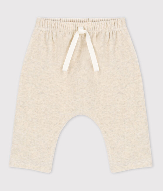 Pantalon bébé en velours en coton beige MONTELIMAR CHINE