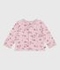 Cardigan bébé en coton, imprimé à fleurs